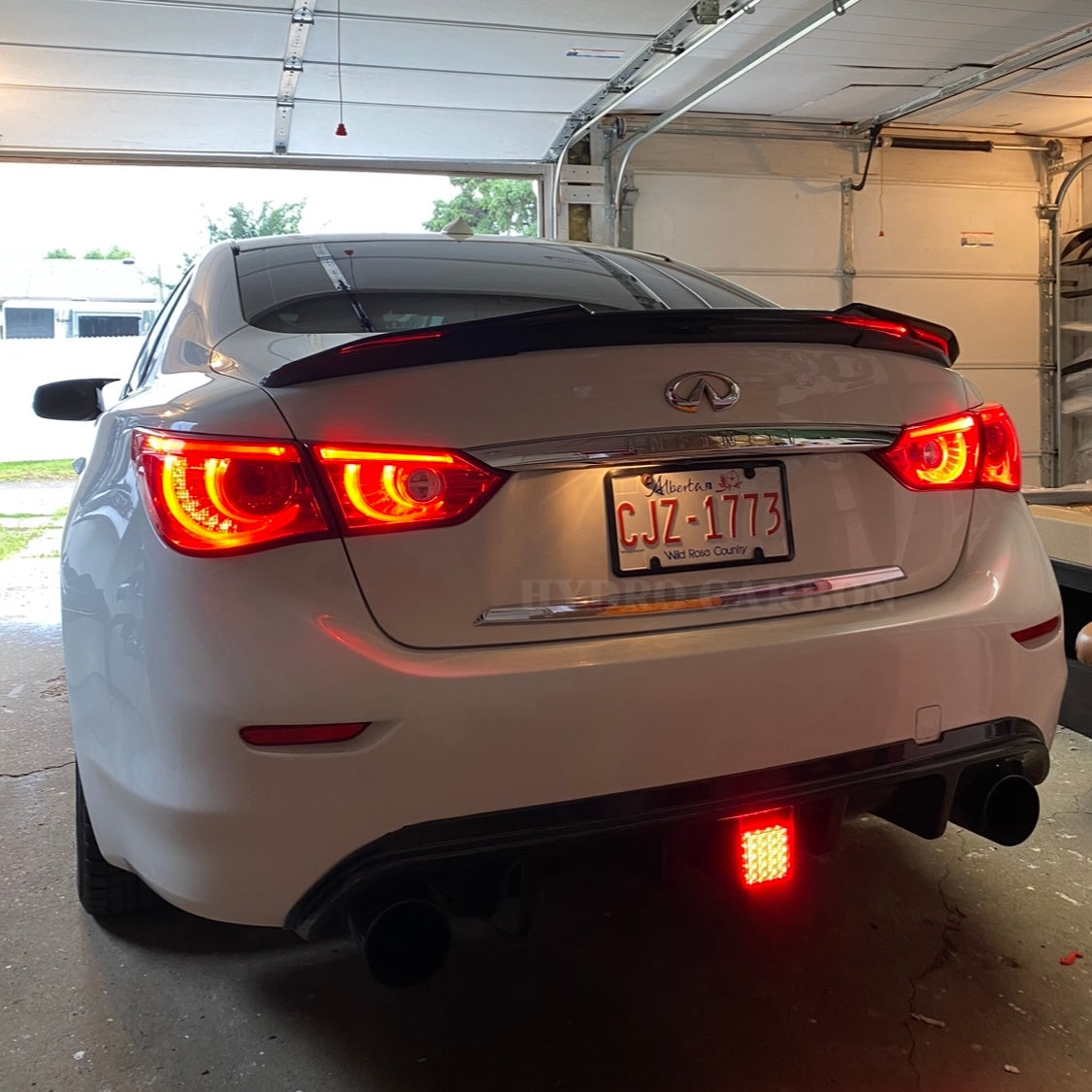 INFINITI Q50 CARBON FIBER HIGH KICK PSM STYLE TRUNK SPOILER