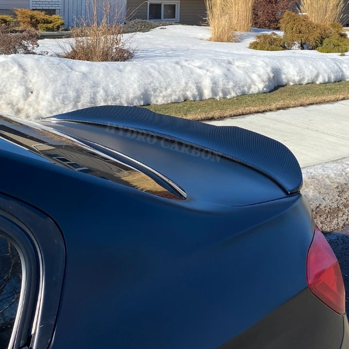 BMW 3 SERIES SEDAN F30 CARBON FIBER PSM STYLE TRUNK SPOILER