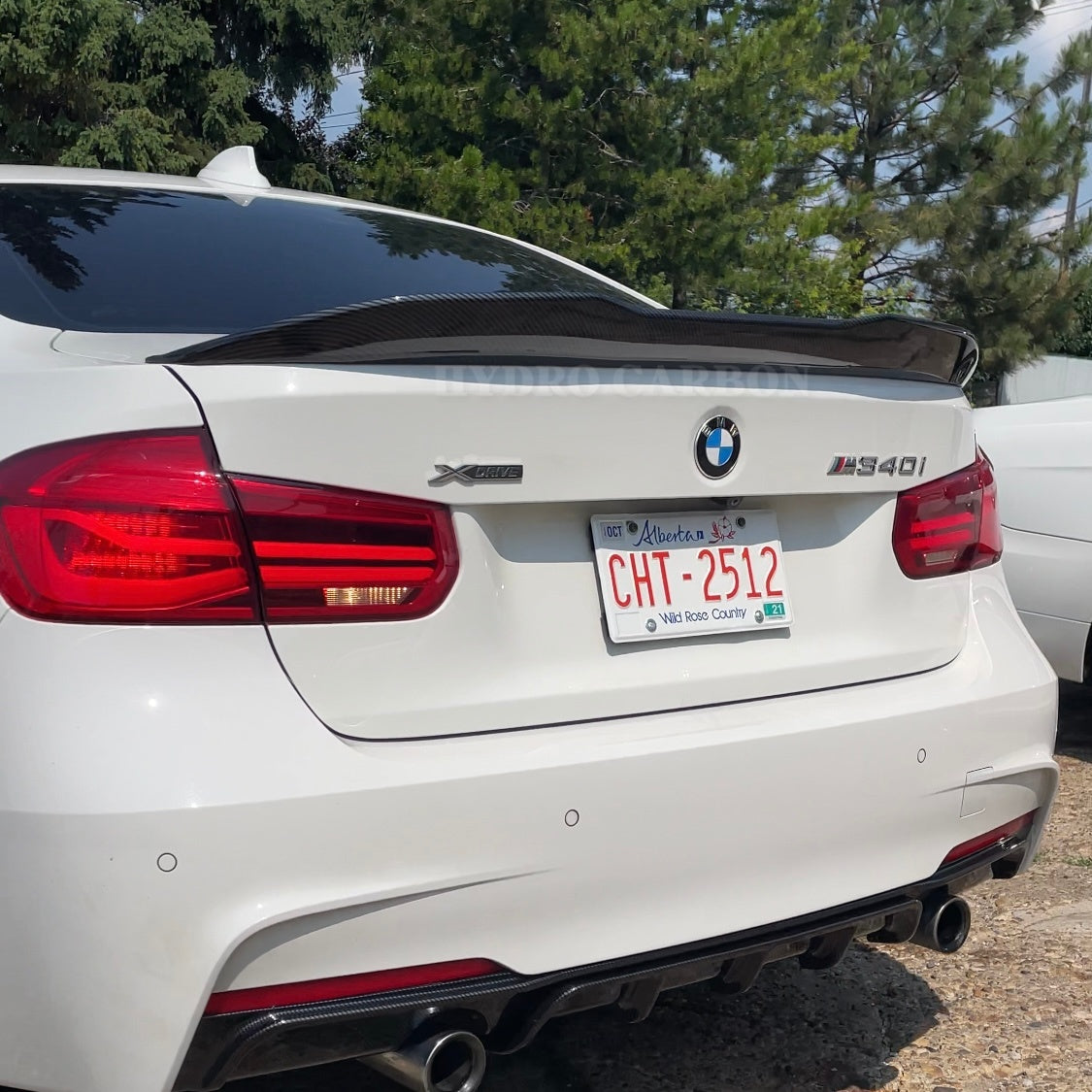 BMW 3 SERIES SEDAN F30 CARBON FIBER PSM STYLE TRUNK SPOILER