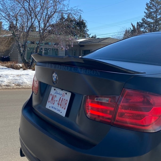 BMW 3 SERIES SEDAN F30 CARBON FIBER PSM STYLE TRUNK SPOILER