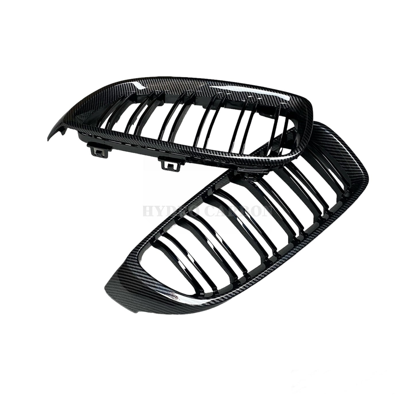 BMW F32 F33 F36 CARBON FIBER DOUBLE SLAT GRILLS