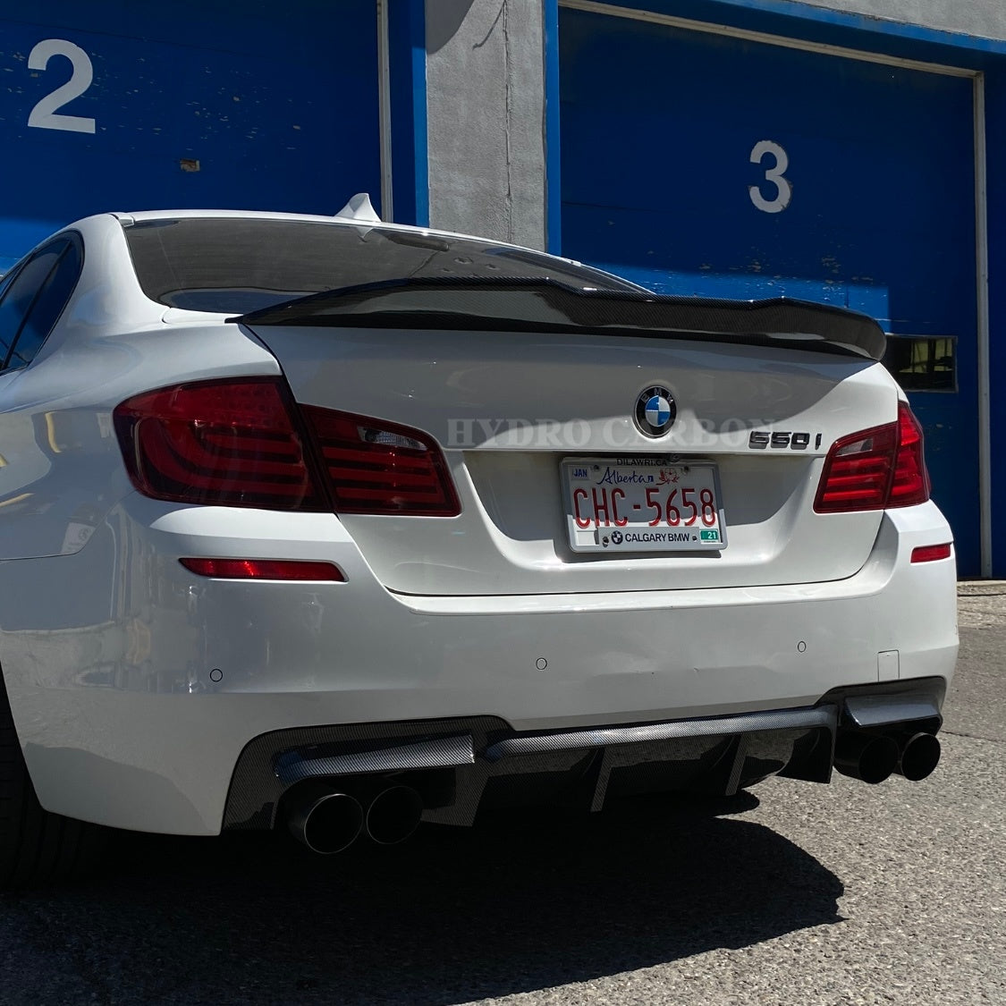 BMW 5 SERIES F10 CARBON FIBER PSM STYLE TRUNK SPOILER