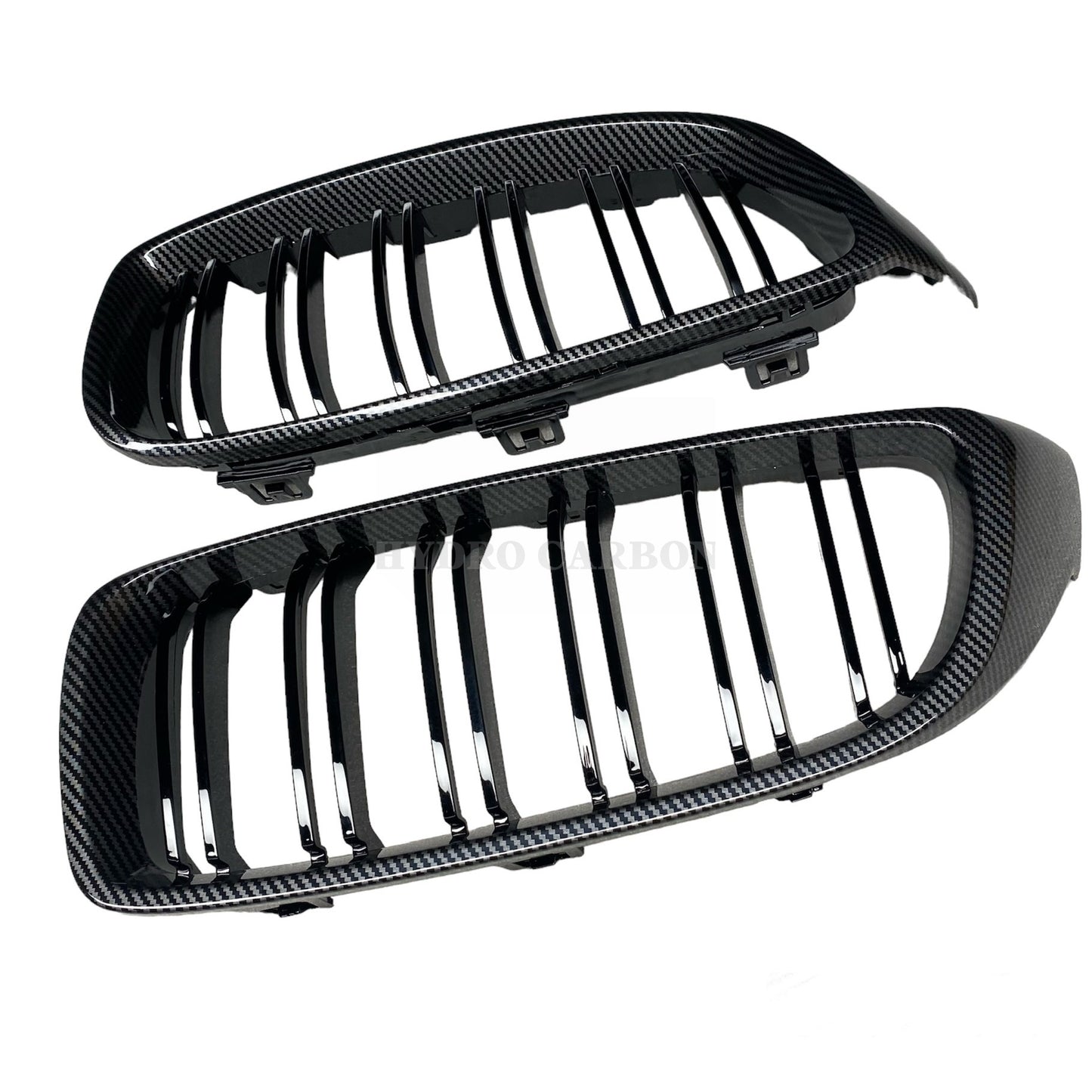 BMW F32 F33 F36 CARBON FIBER DOUBLE SLAT GRILLS