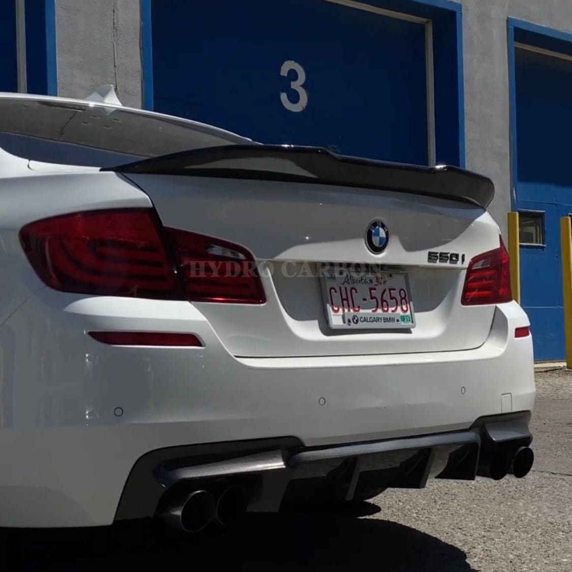 BMW 5 SERIES F10 CARBON FIBER PSM STYLE TRUNK SPOILER