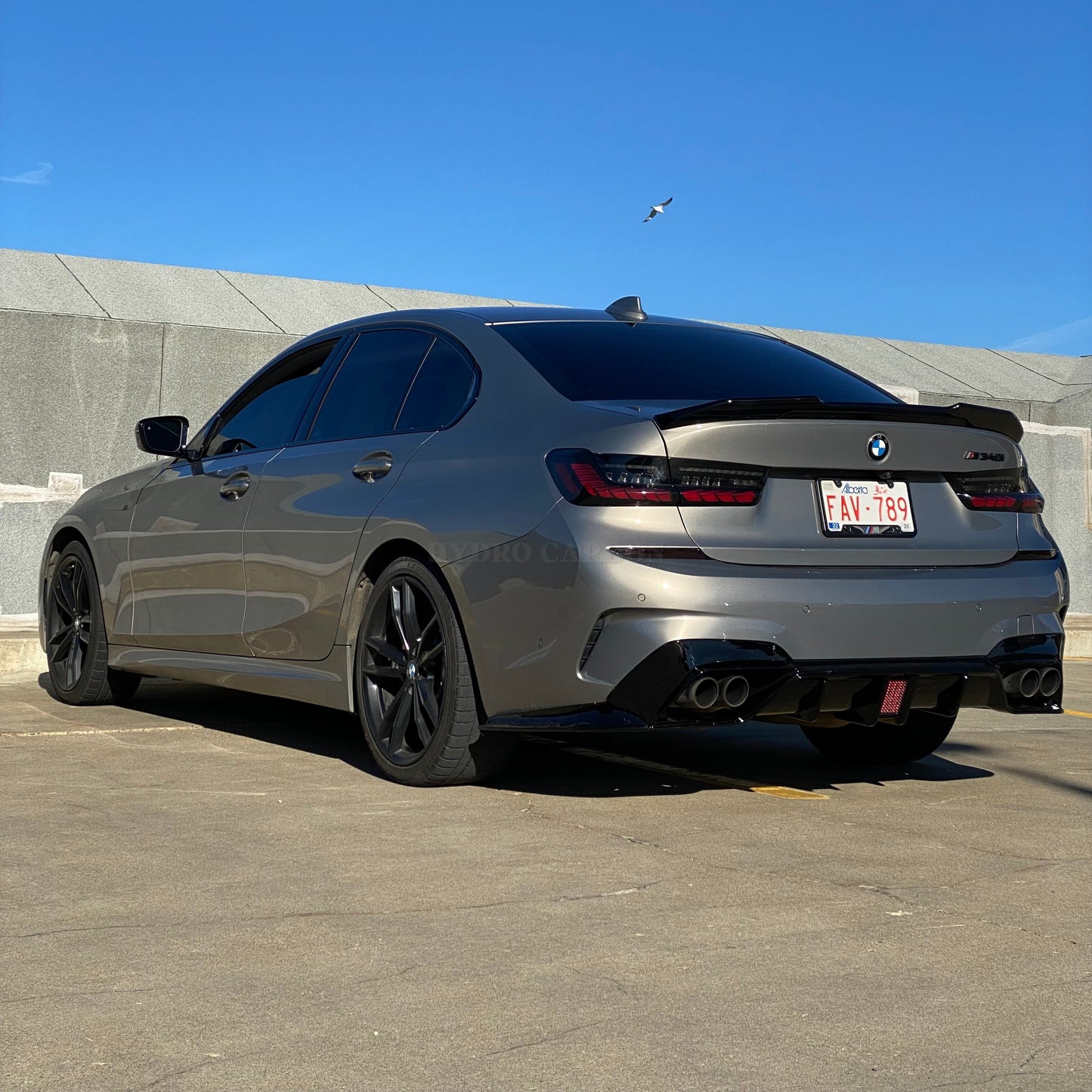 BMW 3 SERIES G20 PRE LCI REAR DIFFUSER WITH F1 BRAKE LIGHT