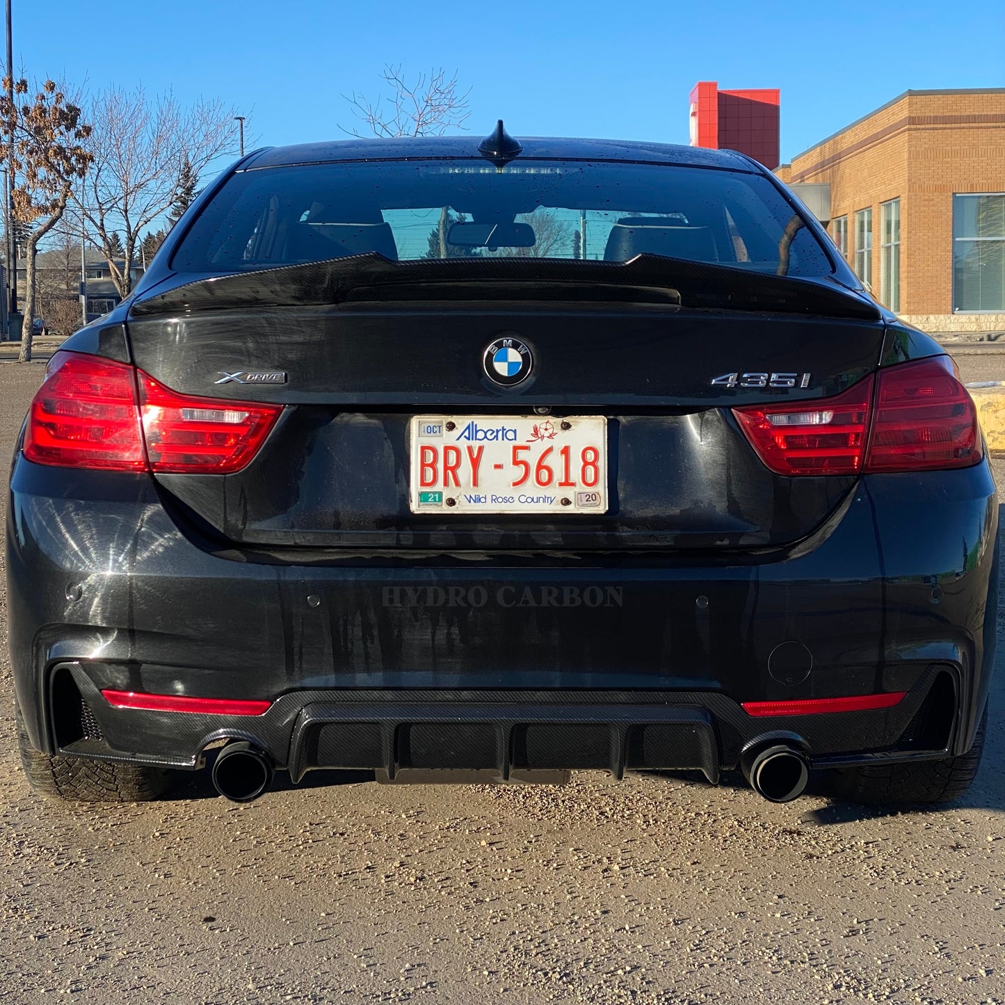 BMW 4 SERIES F36 F33 F32 CARBON FIBER REAR BUMPER DIFFUSER
