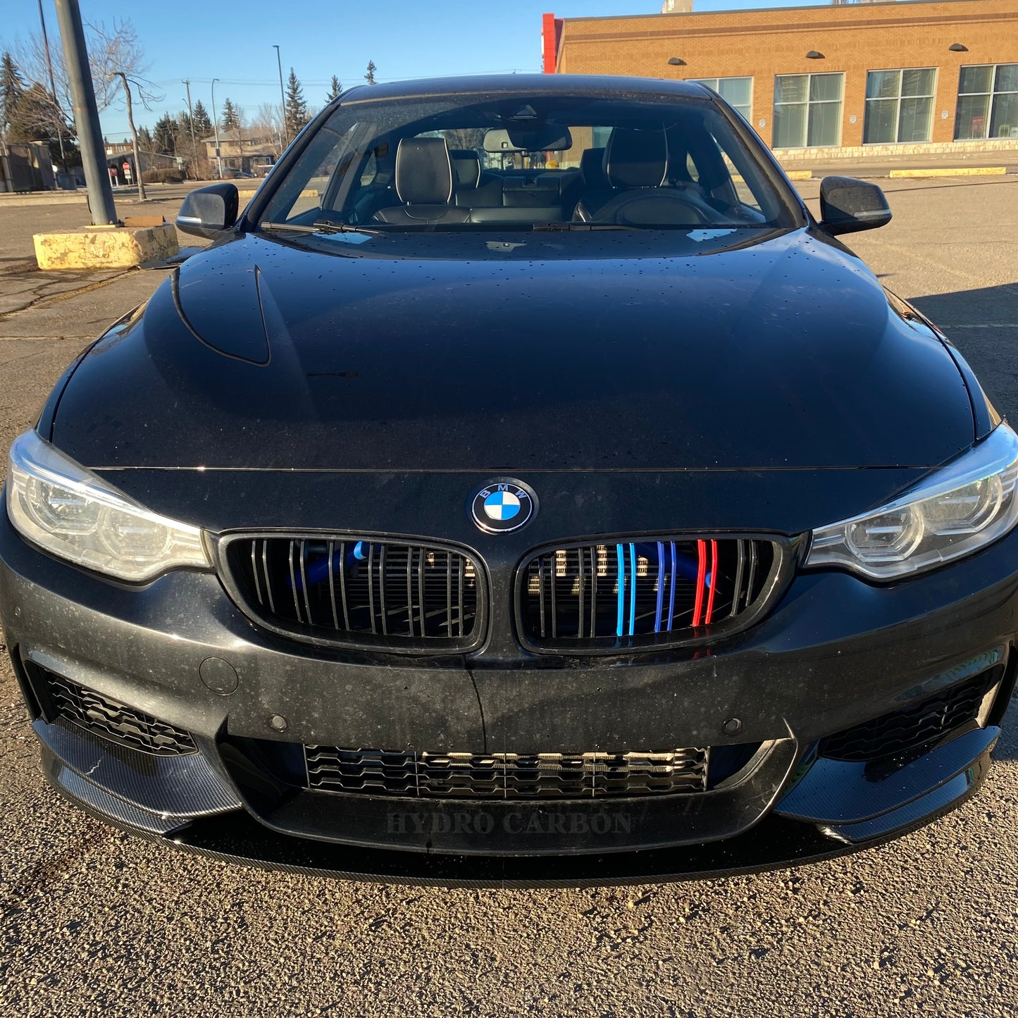 BMW 4 SERIES F36 F33 F32 CARBON FIBER FRONT BUMPER LIP