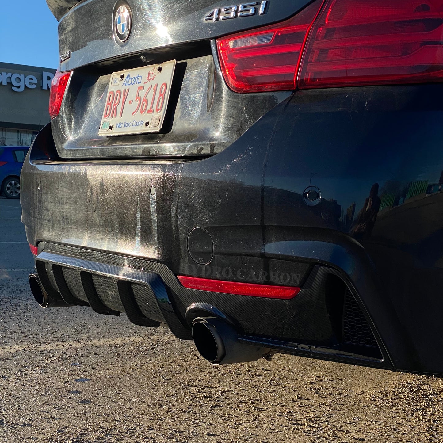 BMW 4 SERIES F36 F33 F32 CARBON FIBER REAR BUMPER DIFFUSER
