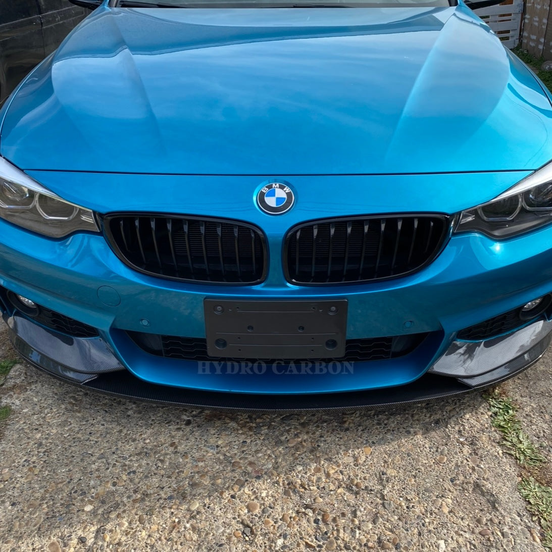 BMW 4 SERIES F36 F33 F32 CARBON FIBER FRONT BUMPER LIP