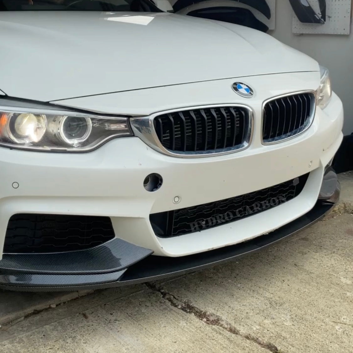 BMW 4 SERIES F36 F33 F32 CARBON FIBER FRONT BUMPER LIP