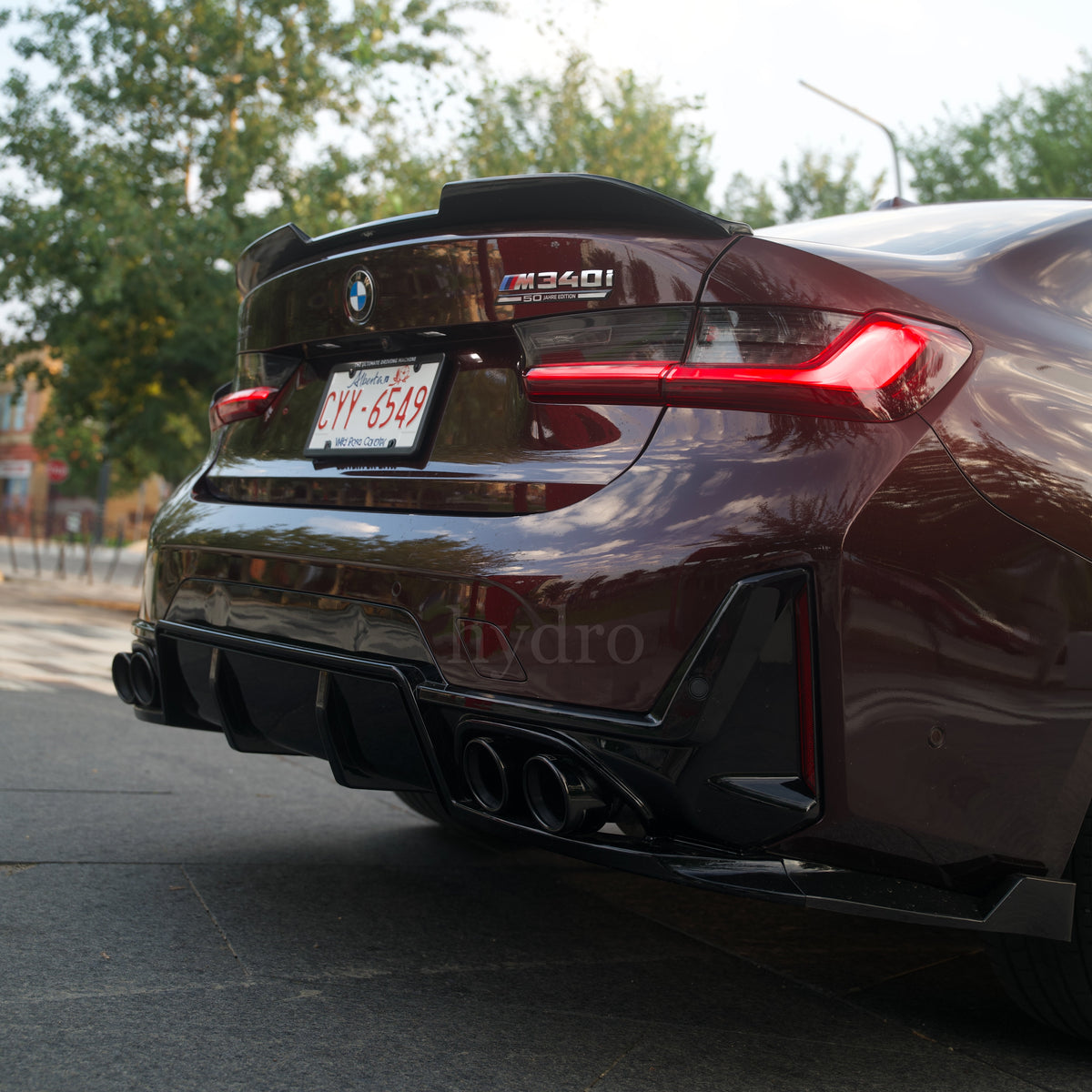 BMW 3 SERIES 2023+ LCI G20 GLOSS BLACK DIFFUSER