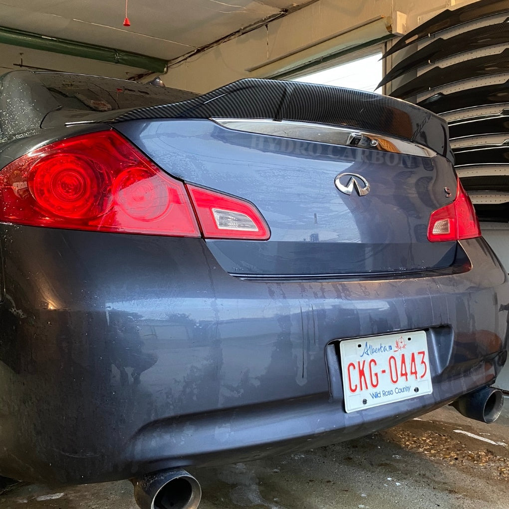 INFINITI G37 G35 SEDAN CARBON FIBER HIGH KICK R STYLE SPOILER