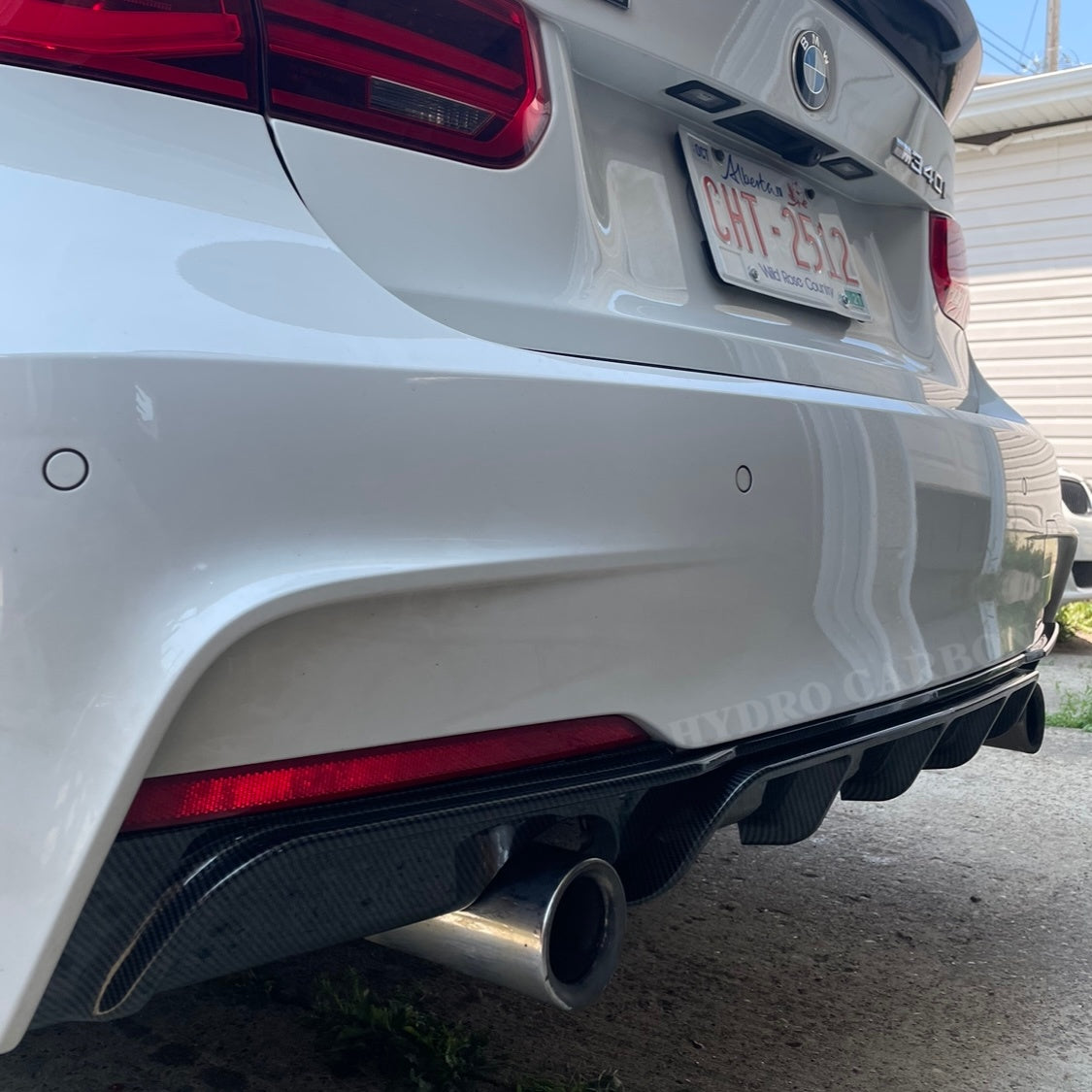 BMW 3 SERIES SEDAN F30 F31 M SPORT CARBON FIBER REAR DIFFUSER