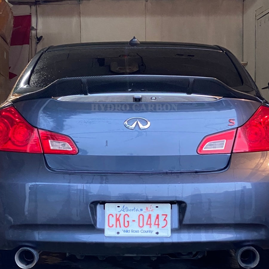 INFINITI G37 G35 SEDAN CARBON FIBER HIGH KICK R STYLE SPOILER