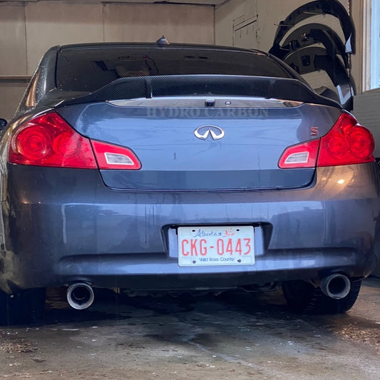 INFINITI G37 G35 SEDAN CARBON FIBER HIGH KICK R STYLE SPOILER