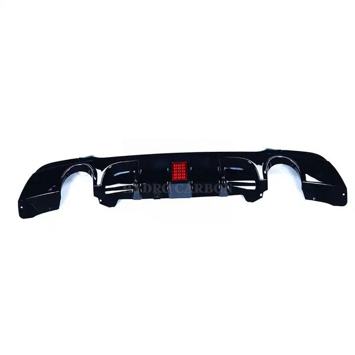 BMW 3 SERIES E92 E93 CARBON FIBER REAR DIFFUSER WITH LED BRAKE LIGHT