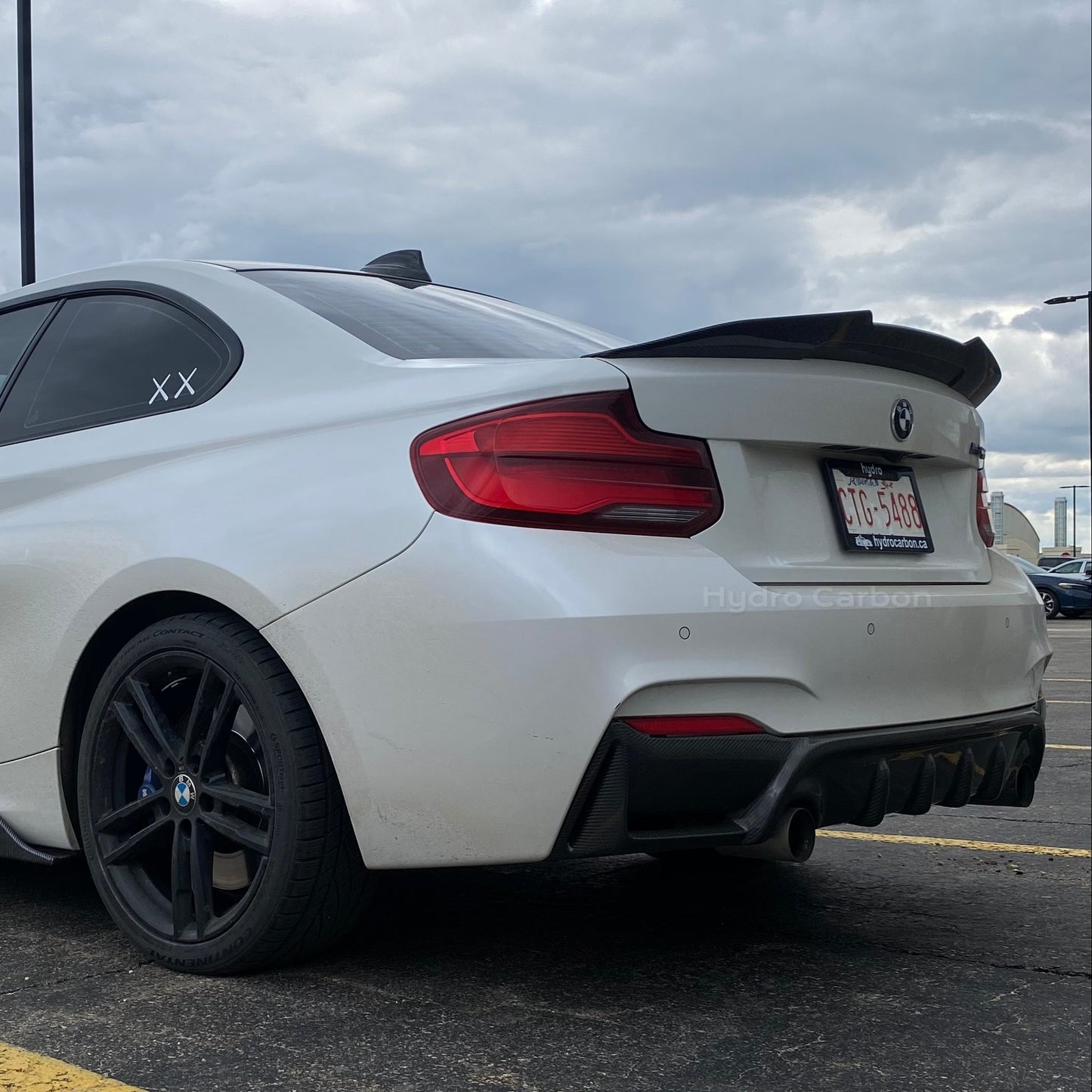 BMW 2 SERIES F22 CARBON FIBER PSM TRUNK SPOILER