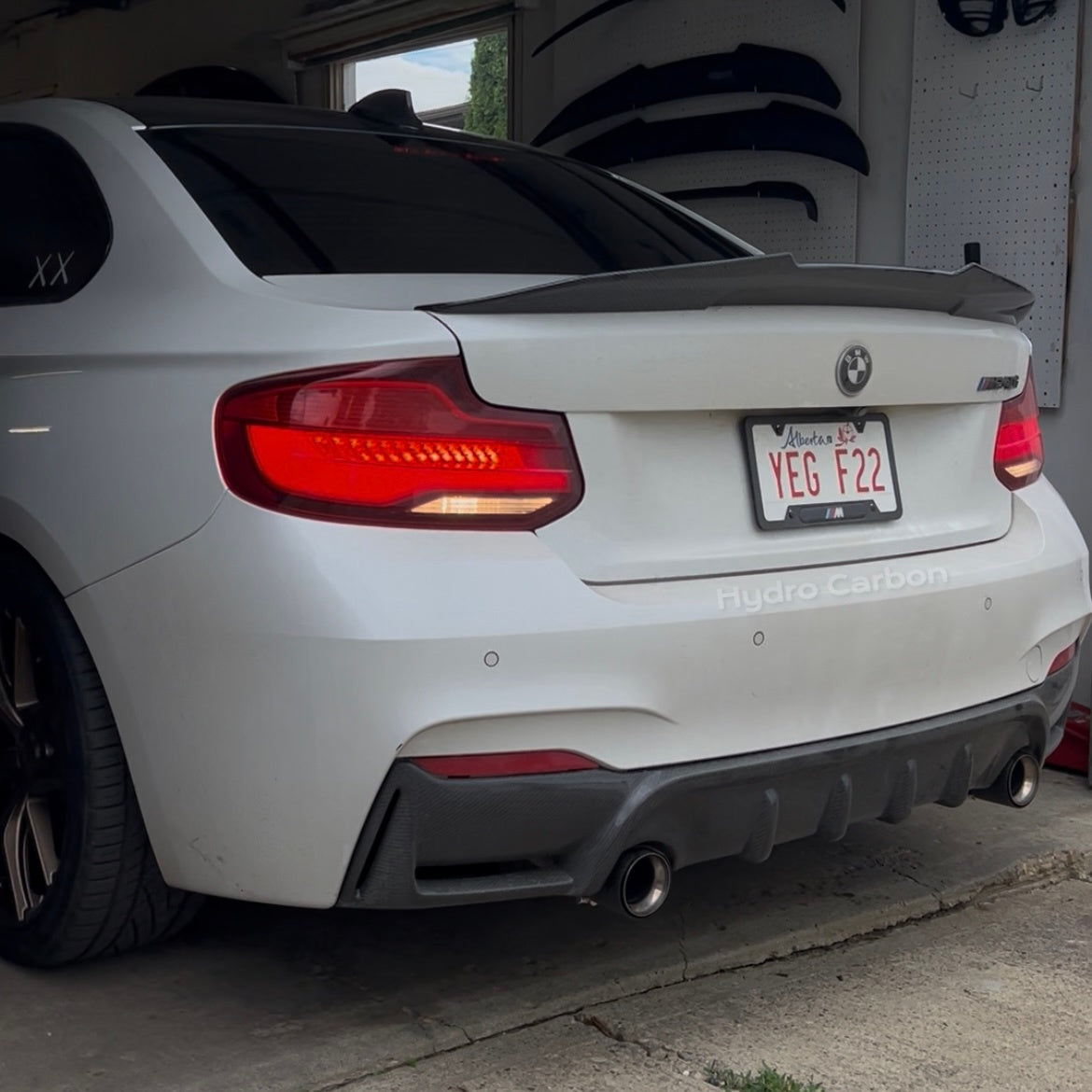 BMW 2 SERIES F22 CARBON FIBER PSM TRUNK SPOILER