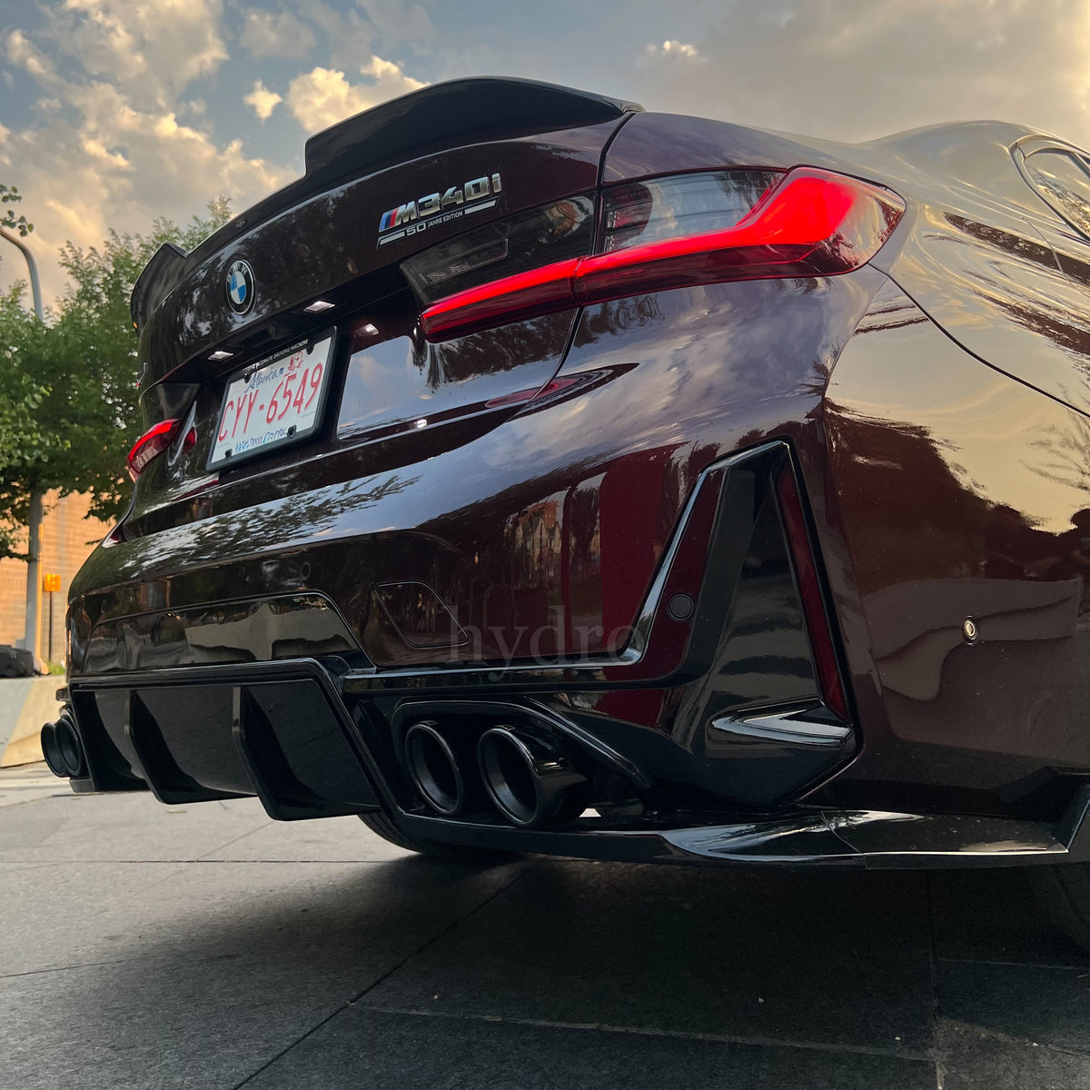 BMW 3 SERIES 2023+ LCI G20 GLOSS BLACK DIFFUSER