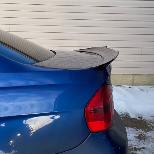 BMW 3 SERIES E90 CARBON FIBER PSM STYLE TRUNK SPOILER