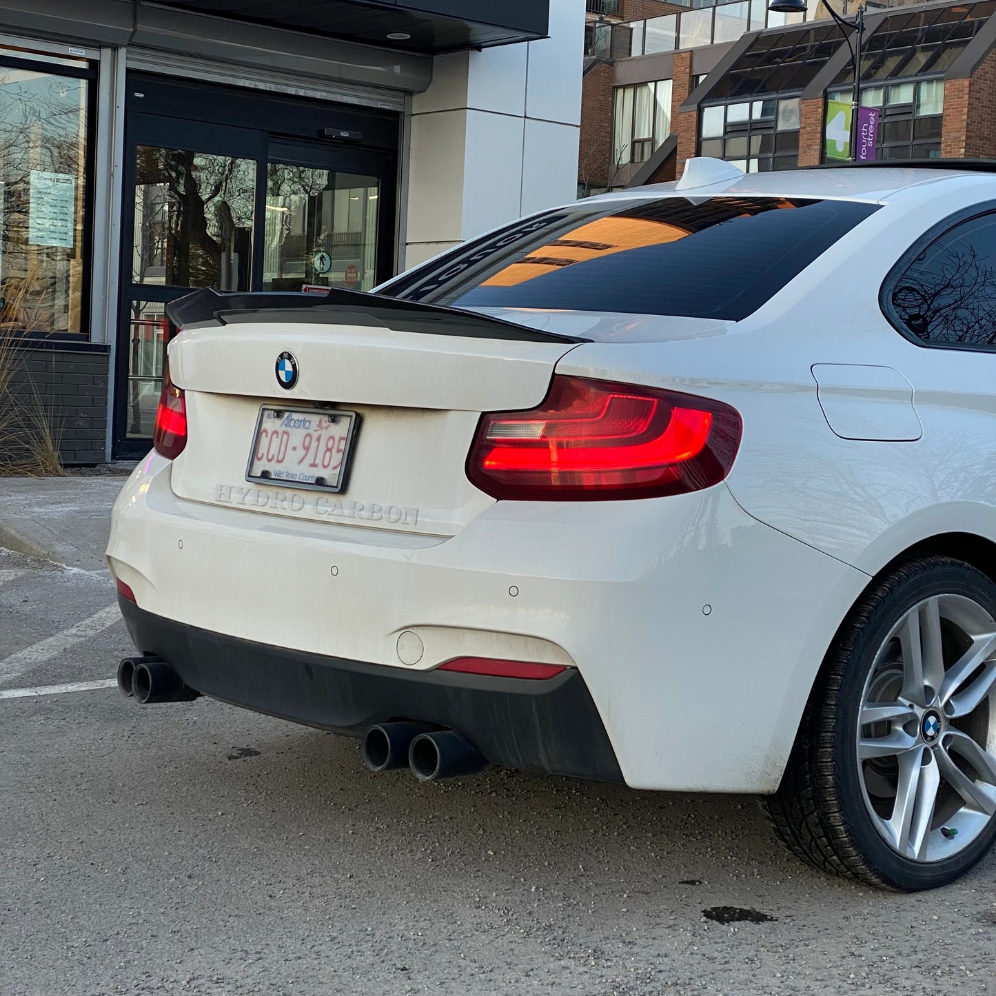 BMW 2 SERIES F22 CARBON FIBER PSM TRUNK SPOILER