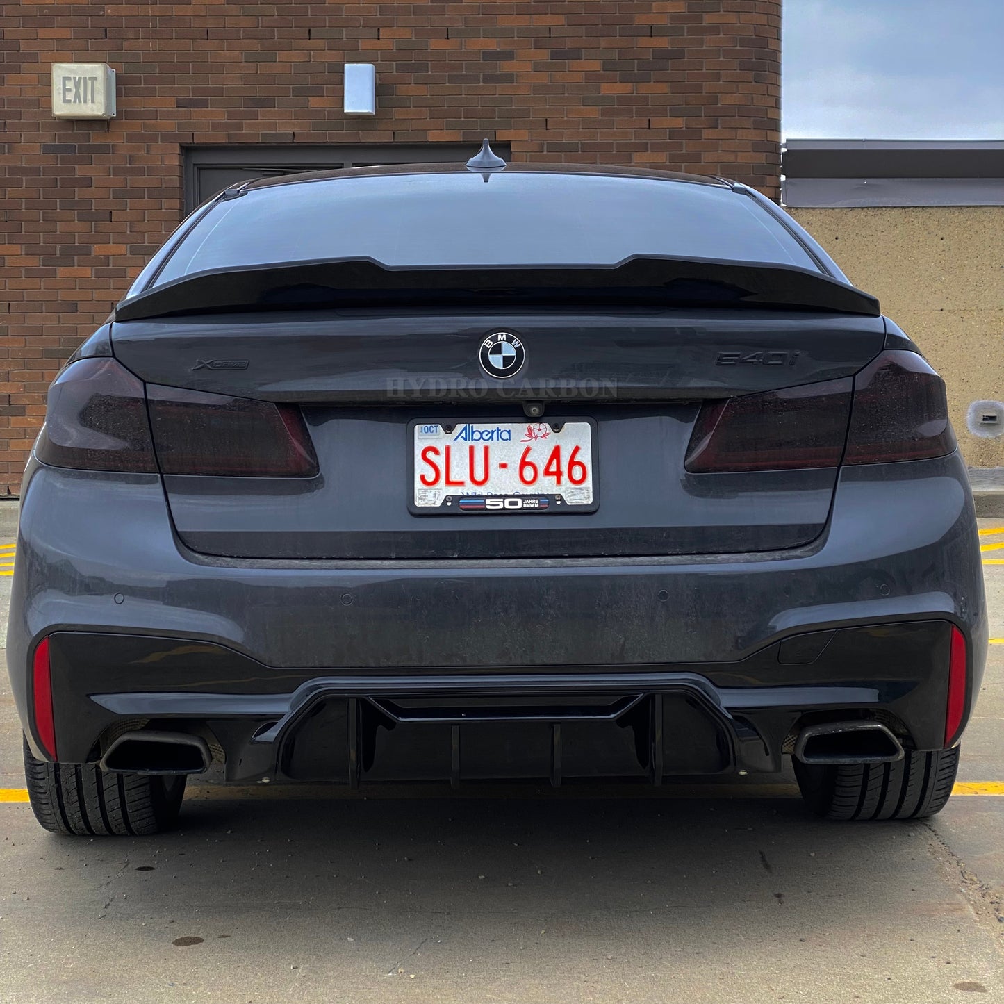 BMW 5 SERIES G30 CARBON FIBER PSM STYLE TRUNK SPOILER