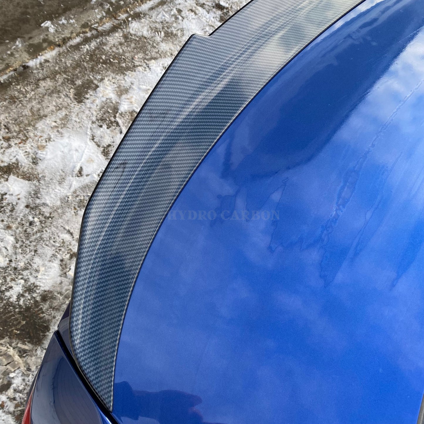 BMW 3 SERIES E90 CARBON FIBER PSM STYLE TRUNK SPOILER