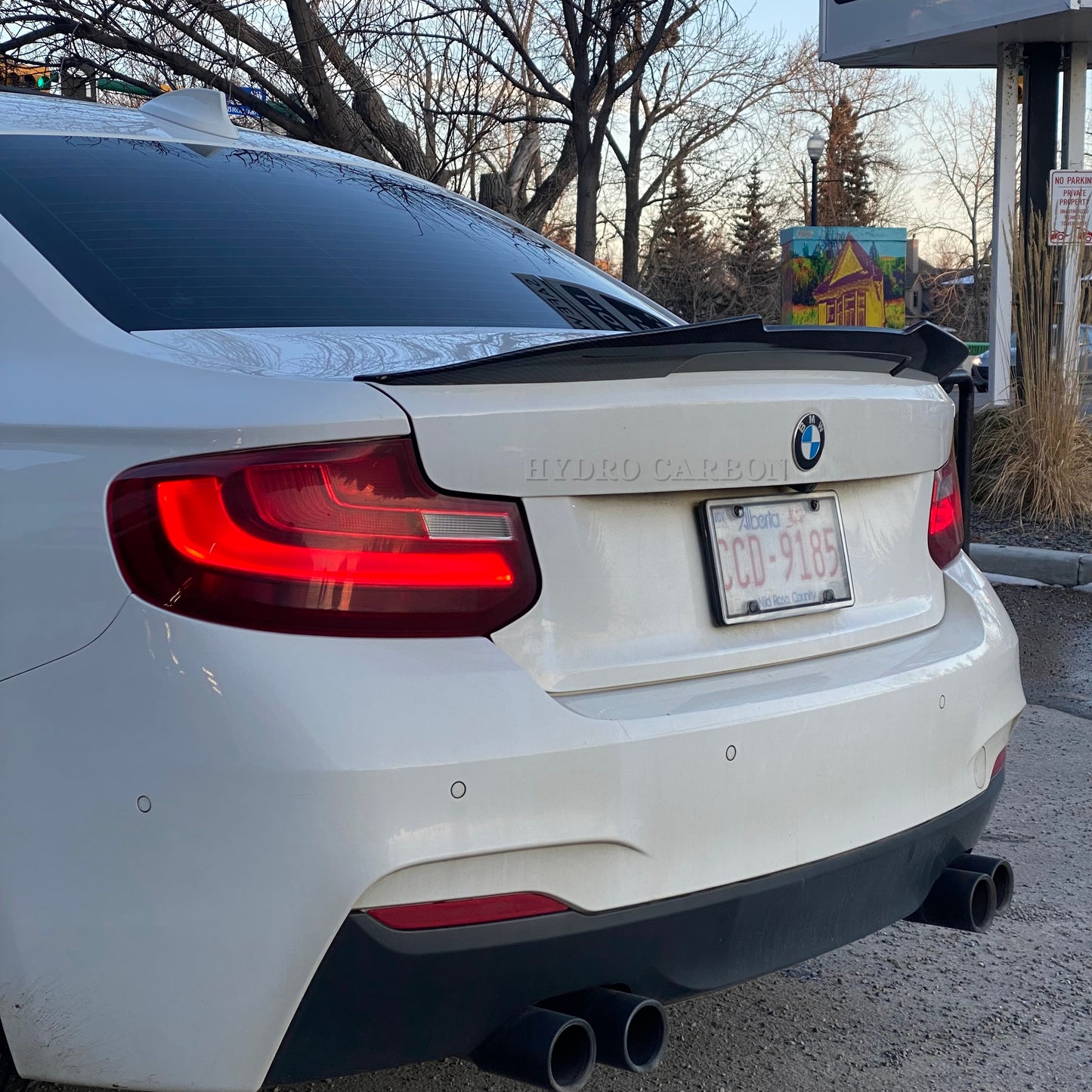 BMW 2 SERIES F22 CARBON FIBER PSM TRUNK SPOILER